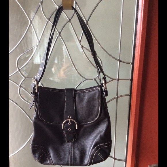 Coach Authentic Black Shoulder Bag
