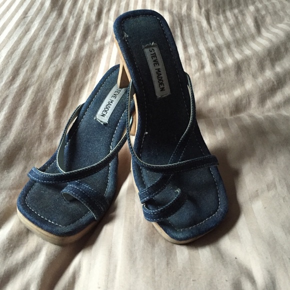 Steve Madden Denim heels