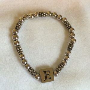 'E' Monogram Bracelet