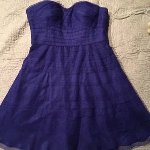 Adrianna Papell Tiered Mesh Cocktail Dress