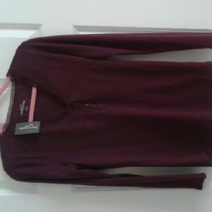 Burgundy shirt