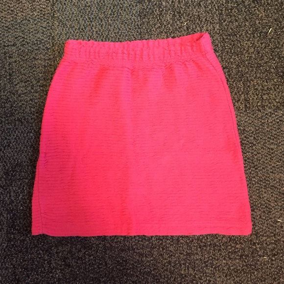 Tight Pink Mini Skirt!