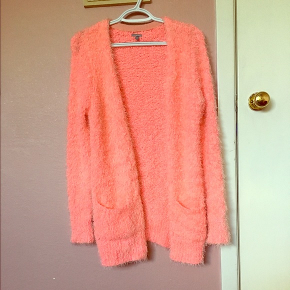 Charlotte Russe Fuzzy Pink Sweater