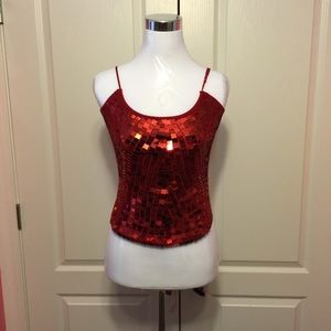 Sequin party shirt sz. Small