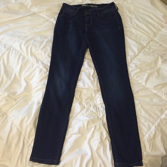 Dark Rinse Skinny Jeans Rockstar