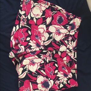 Talbots floral shorts