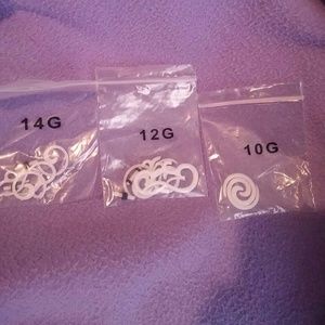 *ON HOLD* White Gauges 14G, 12G, and 10G