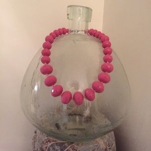 Perfect Pink Bead Necklace