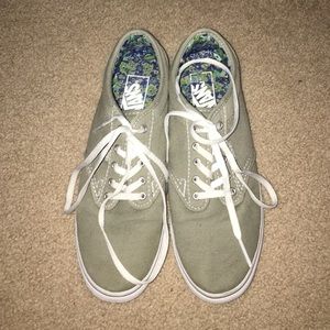 Army green vans