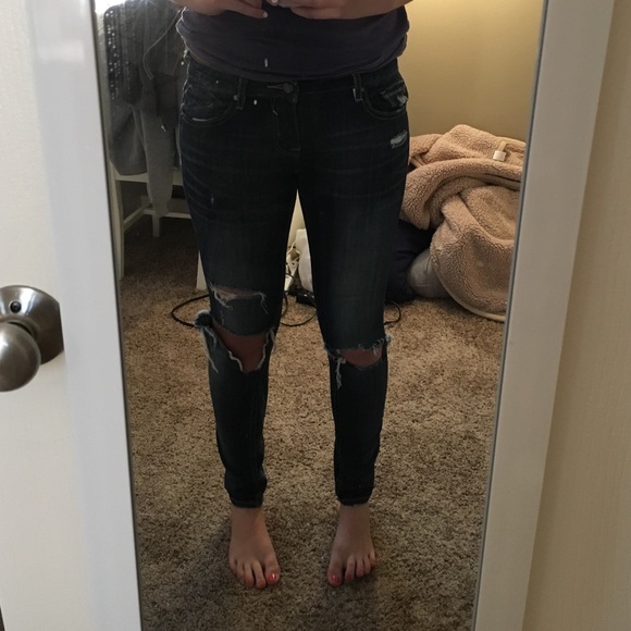 Distressed Skinnies