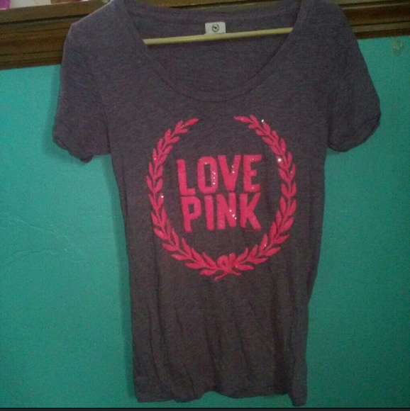 Love Pink Victoria's Secret Purple Top