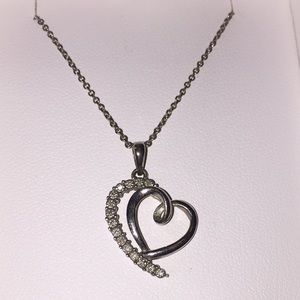 Ultra diamond heart necklace. (Now Kay jewelers)