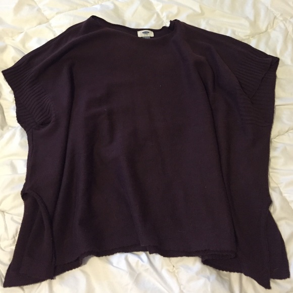 Poncho - Deep Plum