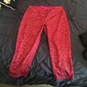 Pink Cropped Leggings