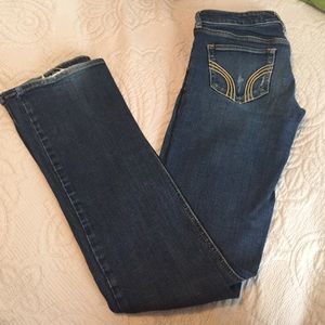 Dark denim hollister jeans