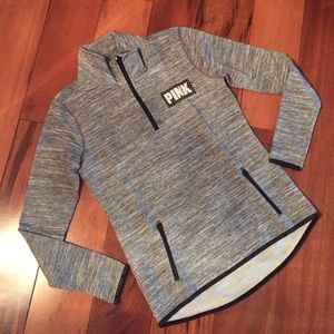 Victoria's Secret PINK reflective half zip XS