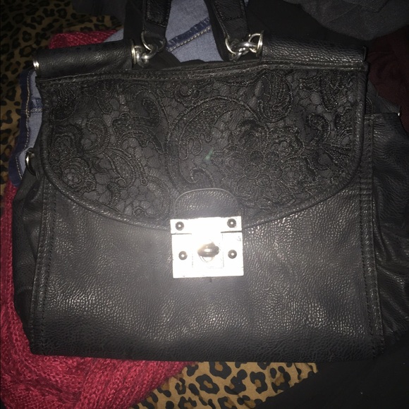 Black Lace Purse