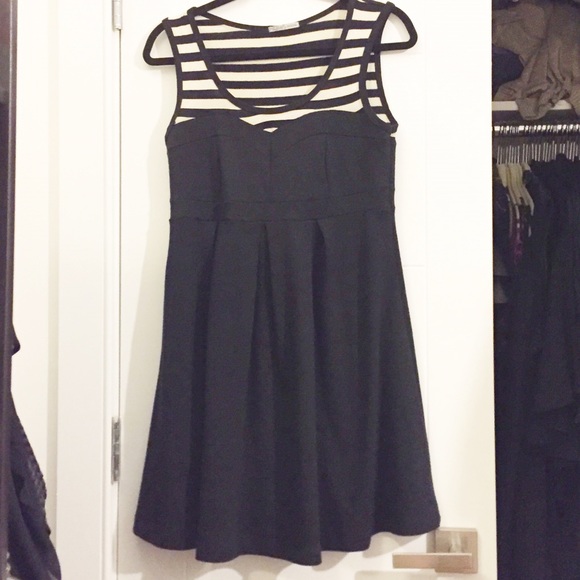 Frenchie Sweetheart Skater Dress