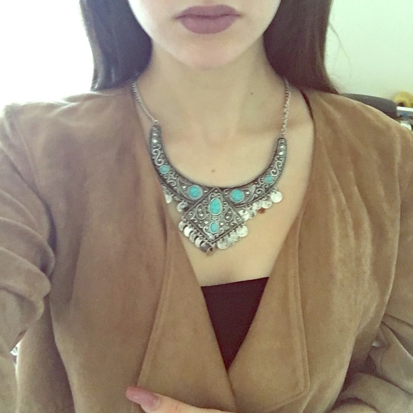 RESERVED❕for izcheerer -shimmer statement necklace