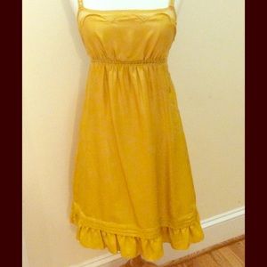 Gold Evening Dress from Anthropologie