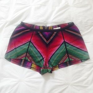 Rainbow Festival Style Shorts
