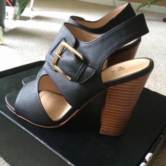 Black Heel Sandals