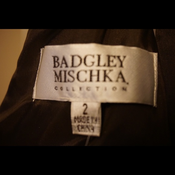 Badgley Mischka Sleeveless Sequin Detail Dress - Picture 4 of 4