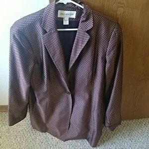 Copper and gold blazer