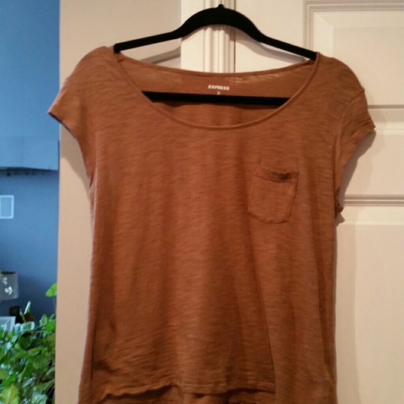 EXPRESS  Tops - EXPRESS soft light brown Tee