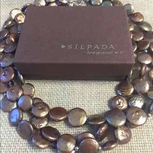 Silpada Sterling Silver Bronze Necklace