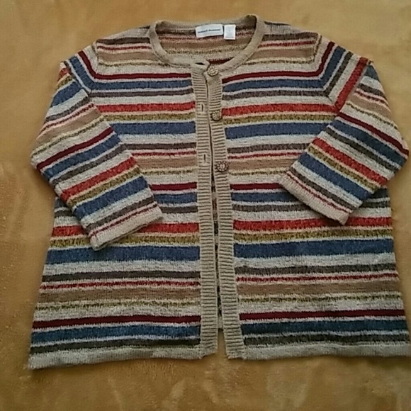 Alfred Dunner Gorgeous Color Cardigan