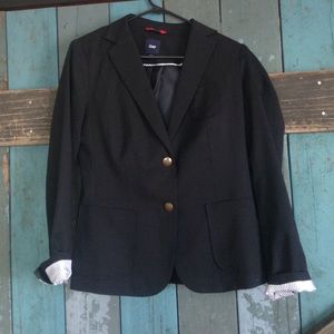 Navy Wool Blazer