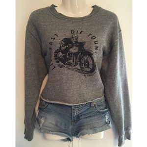 Brandy ❤️ Melville "Live Fast Die Young"  Sweater