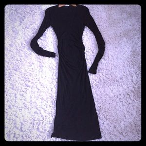 James Perse stretch cotton midi dress