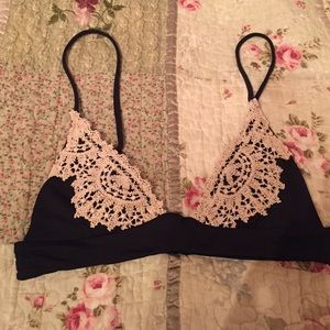 Blue Life bikini top. Size XS