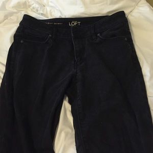 LOFT Black Skinny Jeans