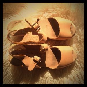 Lotta from Sweden wooden clogs