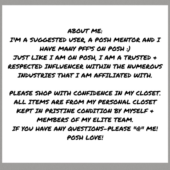 OFFERS WELCOMED!! COVETED DESIGNER CLOSET LISTINGS - Picture 2 of 3