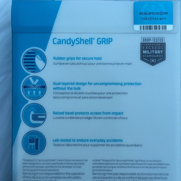 Galaxy S4 Candy Shell Grip Phone Case - Picture 3 of 3