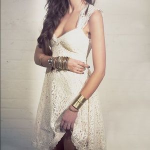 NWOT FREE PEOPLE Creme de la Dress