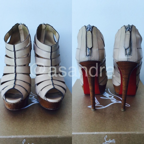 CL Pique 140mm Natural Kid Leather - Picture 2 of 3