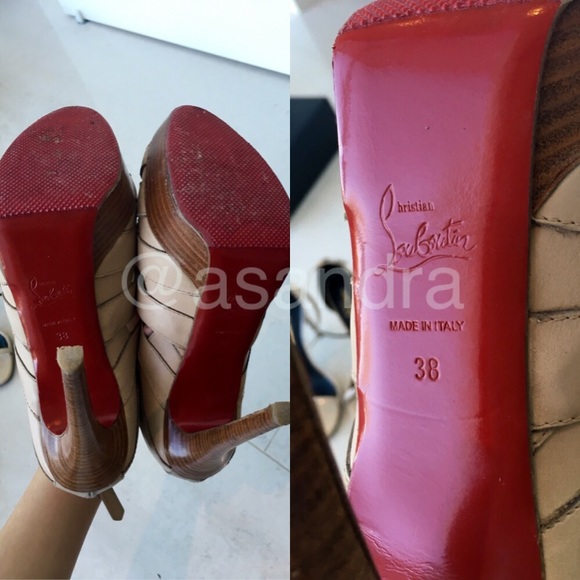 CL Pique 140mm Natural Kid Leather - Picture 3 of 3