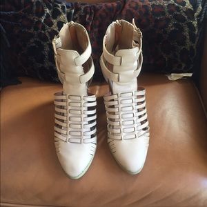 Shoes - Nude Sandal Booties Shoes - Nude Sandal Booties
