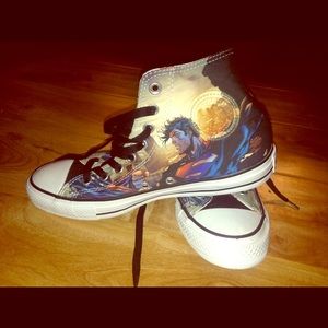 Superman Hightop Converses