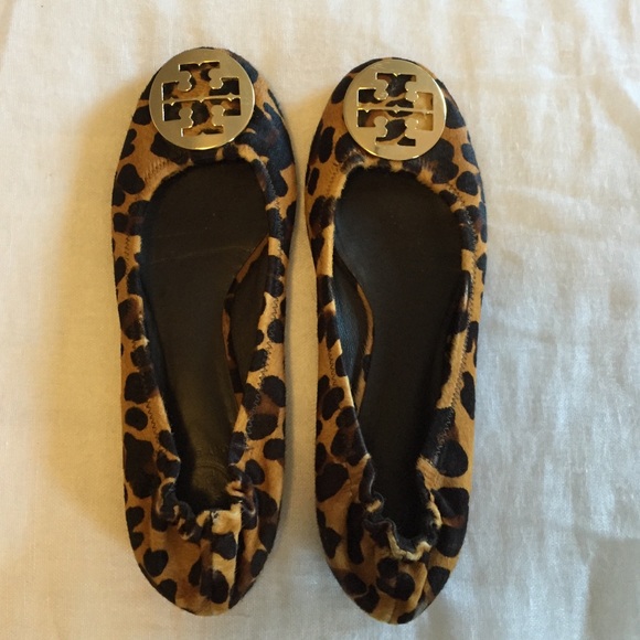 Tory Burch Leopard Reva Flat
