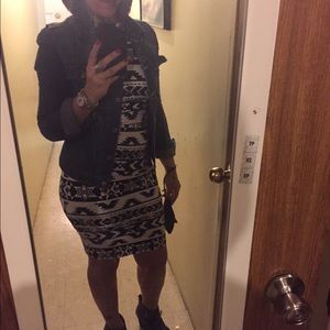 Express tribal print dress