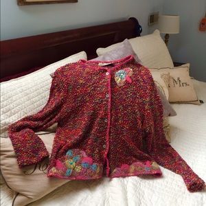 Flash sale Multicolor Appliqué Sweater