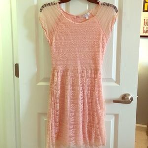 Pink Lace Dress