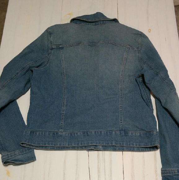 🆕  Faded Glory classic denim jean jacket S - Picture 2 of 4