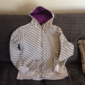 Hurley white hoodie